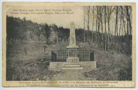 Monument commémoratif (Bayonville-sur-Mad)